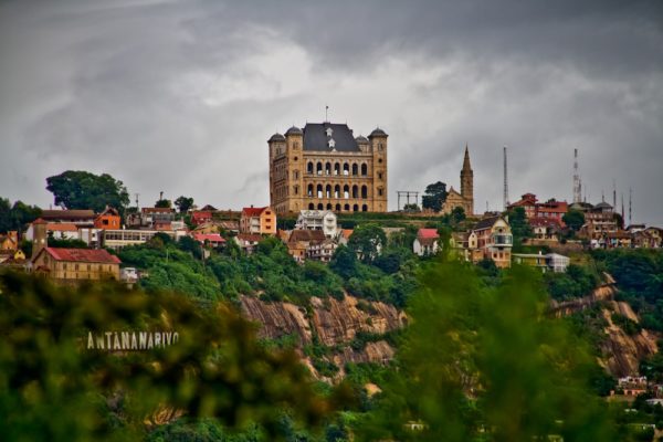 Photographie de Madagascar. Vue du Rova, le Palais de la Reine à Antananarivo