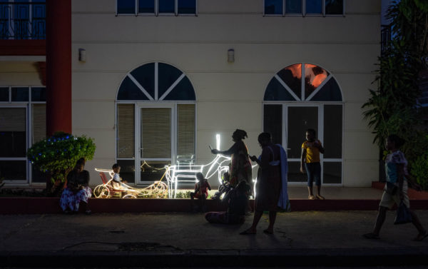 Photographie de Madagascar. Diego-Suarez. Le traîneau du père Noël